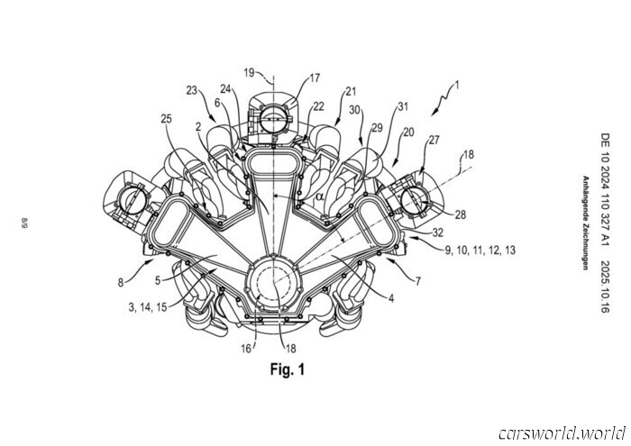 Porsche Files Patent for an Impressive New W12 Engine | Carscoops